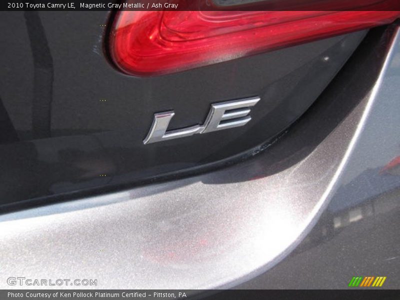 Magnetic Gray Metallic / Ash Gray 2010 Toyota Camry LE