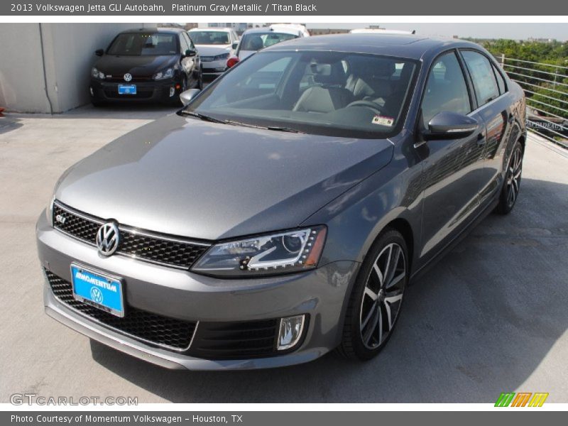 Platinum Gray Metallic / Titan Black 2013 Volkswagen Jetta GLI Autobahn