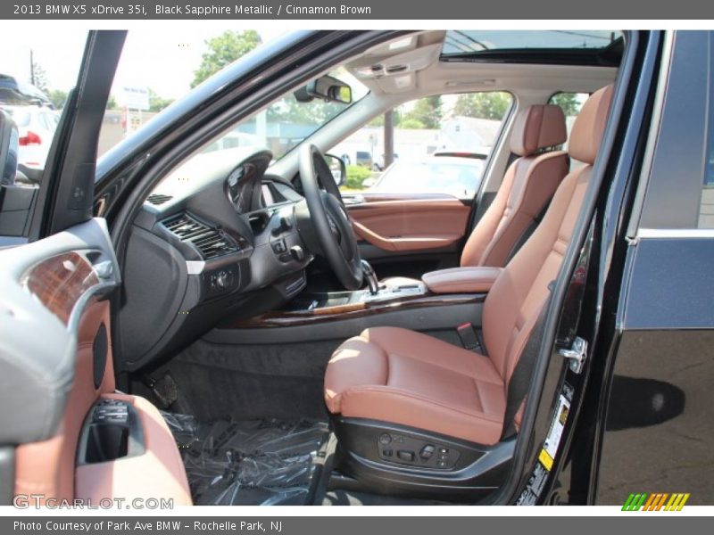 Black Sapphire Metallic / Cinnamon Brown 2013 BMW X5 xDrive 35i