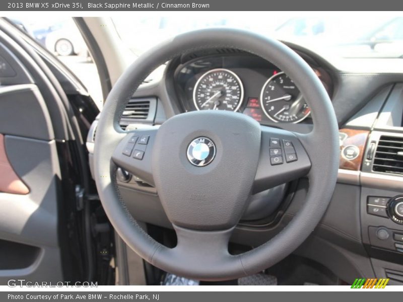 Black Sapphire Metallic / Cinnamon Brown 2013 BMW X5 xDrive 35i