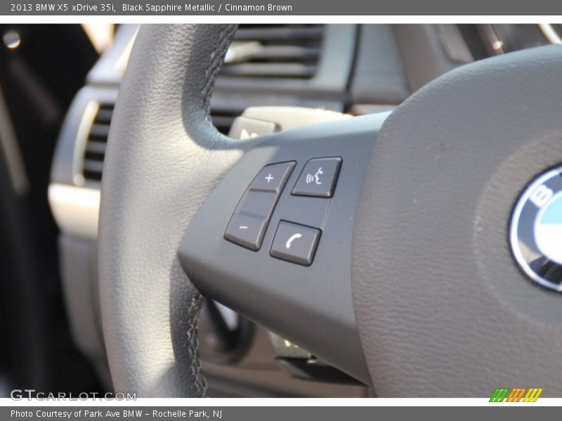 Black Sapphire Metallic / Cinnamon Brown 2013 BMW X5 xDrive 35i