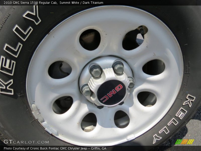 Summit White / Dark Titanium 2010 GMC Sierra 1500 Regular Cab