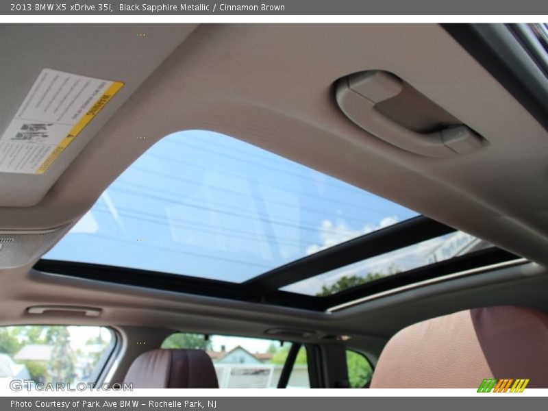 Black Sapphire Metallic / Cinnamon Brown 2013 BMW X5 xDrive 35i