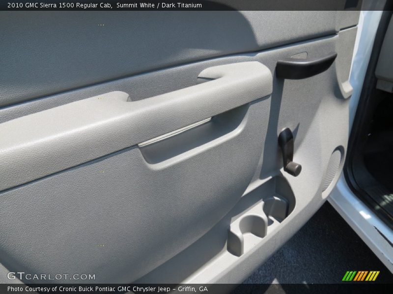 Summit White / Dark Titanium 2010 GMC Sierra 1500 Regular Cab