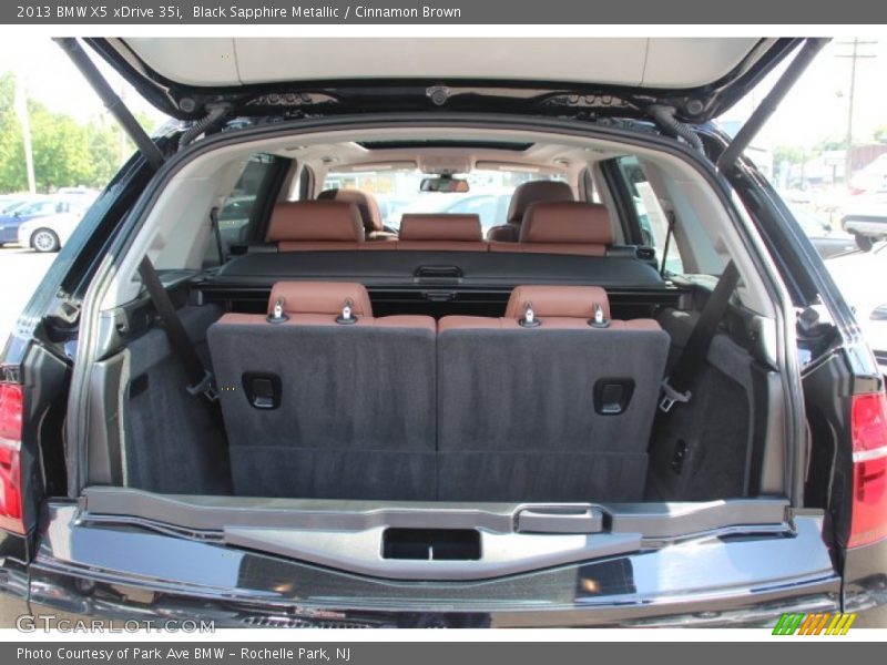 Black Sapphire Metallic / Cinnamon Brown 2013 BMW X5 xDrive 35i