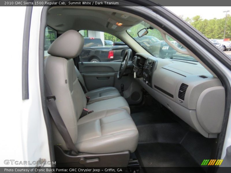 Summit White / Dark Titanium 2010 GMC Sierra 1500 Regular Cab
