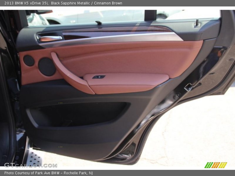 Black Sapphire Metallic / Cinnamon Brown 2013 BMW X5 xDrive 35i