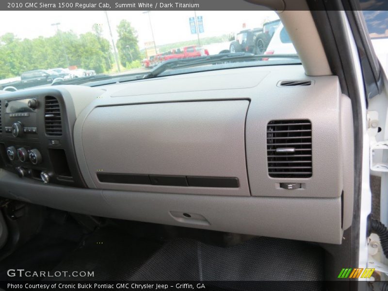 Summit White / Dark Titanium 2010 GMC Sierra 1500 Regular Cab