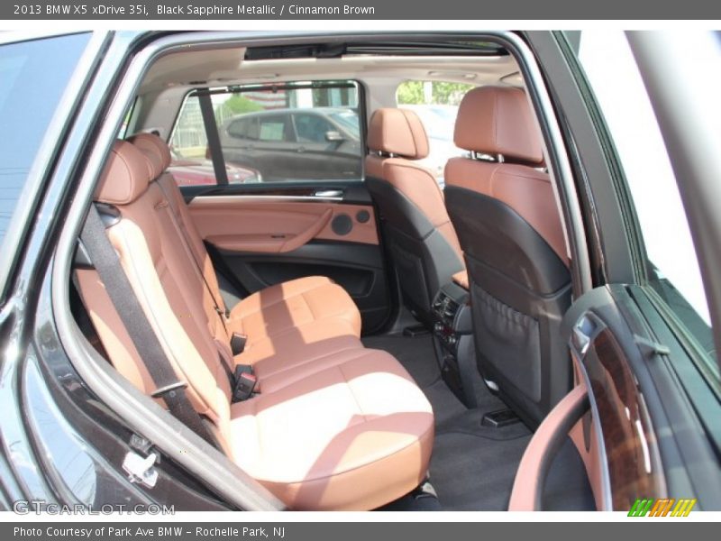 Black Sapphire Metallic / Cinnamon Brown 2013 BMW X5 xDrive 35i