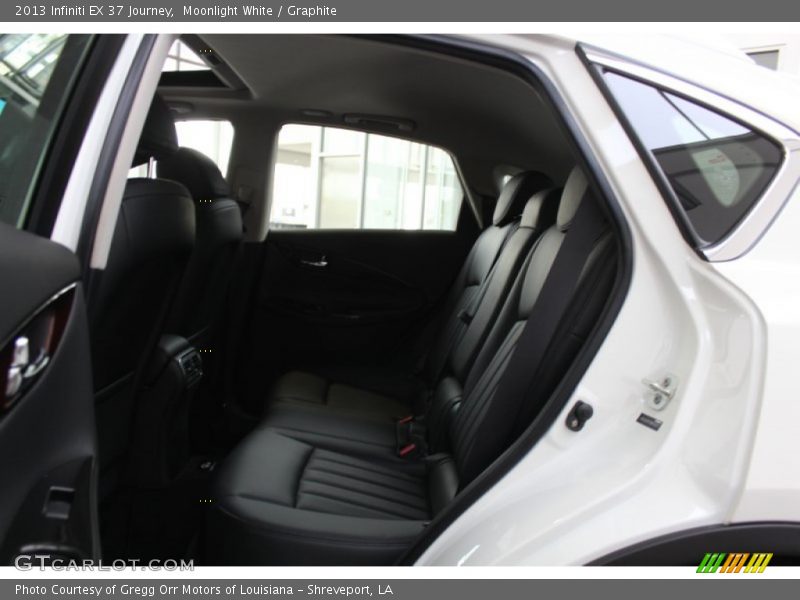 Moonlight White / Graphite 2013 Infiniti EX 37 Journey