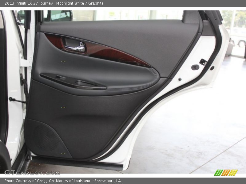 Moonlight White / Graphite 2013 Infiniti EX 37 Journey