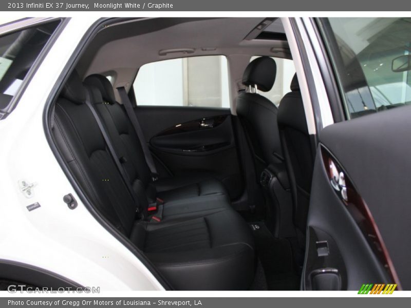 Moonlight White / Graphite 2013 Infiniti EX 37 Journey