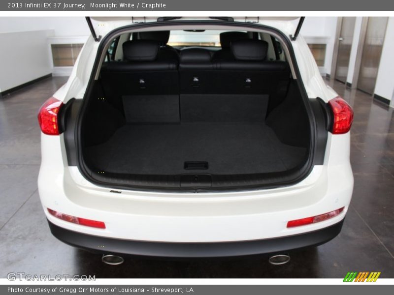 Moonlight White / Graphite 2013 Infiniti EX 37 Journey