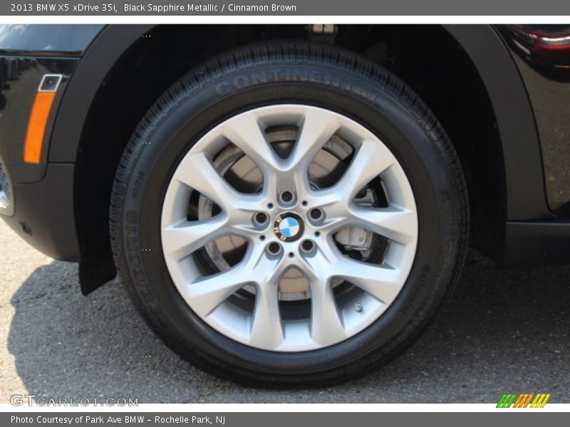 Black Sapphire Metallic / Cinnamon Brown 2013 BMW X5 xDrive 35i