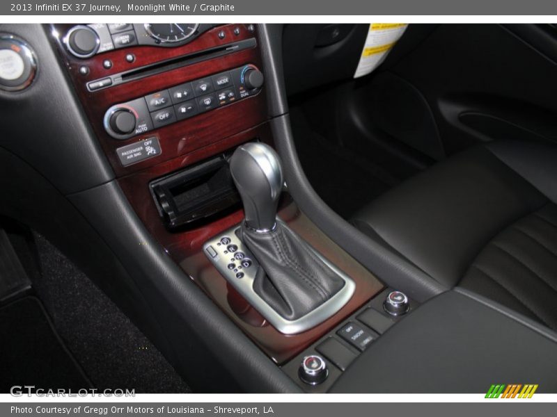 Moonlight White / Graphite 2013 Infiniti EX 37 Journey