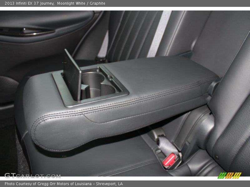 Moonlight White / Graphite 2013 Infiniti EX 37 Journey