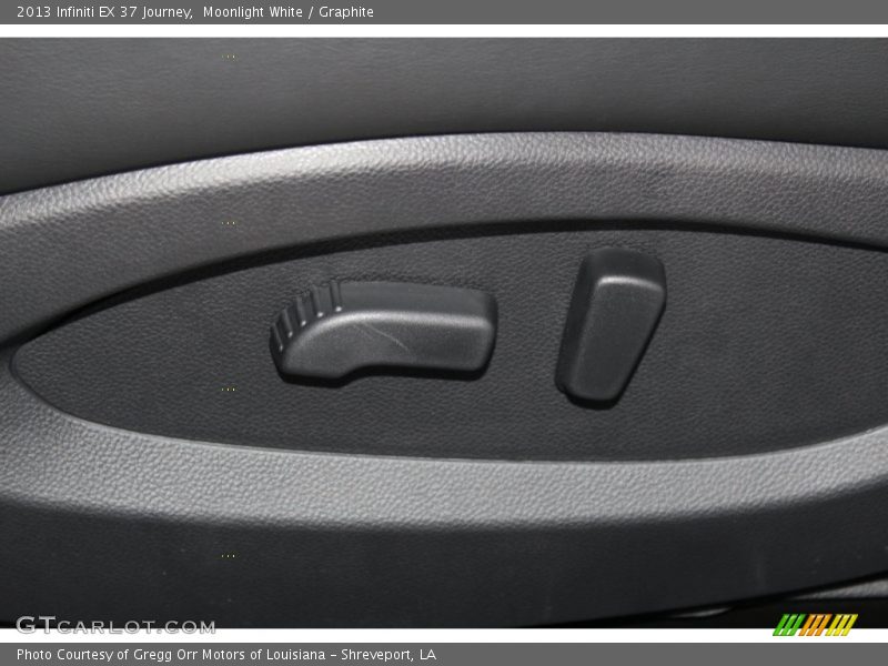 Moonlight White / Graphite 2013 Infiniti EX 37 Journey
