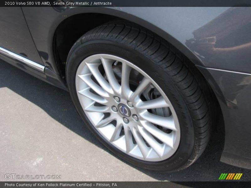 Seville Grey Metallic / Anthracite 2010 Volvo S80 V8 AWD