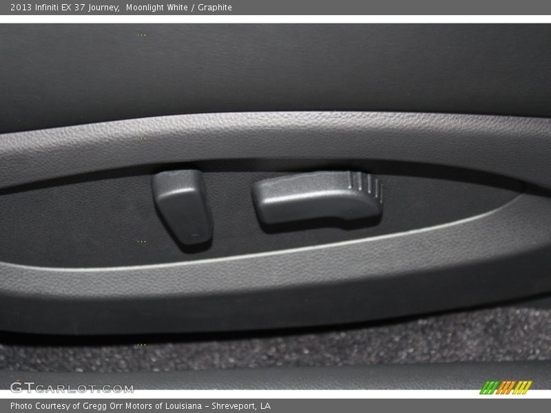 Moonlight White / Graphite 2013 Infiniti EX 37 Journey