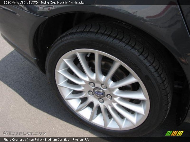 Seville Grey Metallic / Anthracite 2010 Volvo S80 V8 AWD