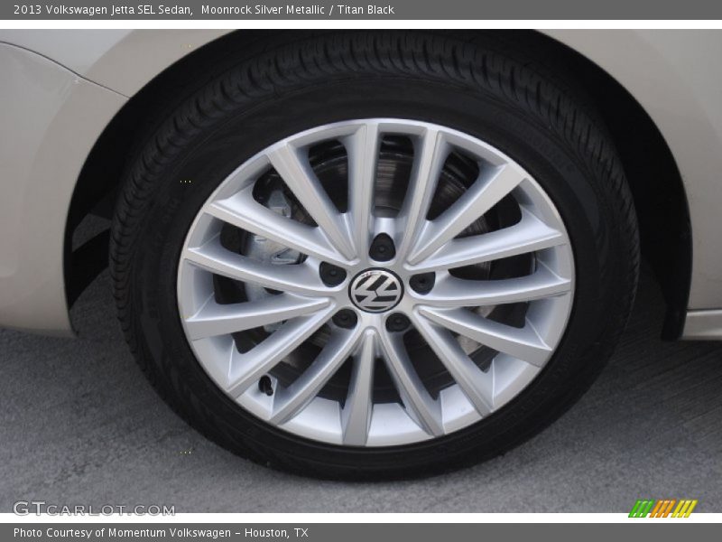 Moonrock Silver Metallic / Titan Black 2013 Volkswagen Jetta SEL Sedan