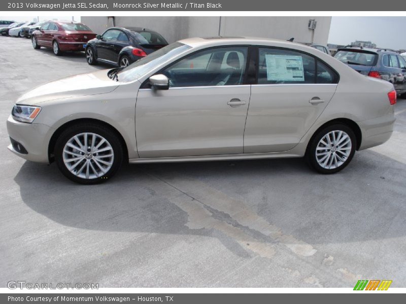 Moonrock Silver Metallic / Titan Black 2013 Volkswagen Jetta SEL Sedan