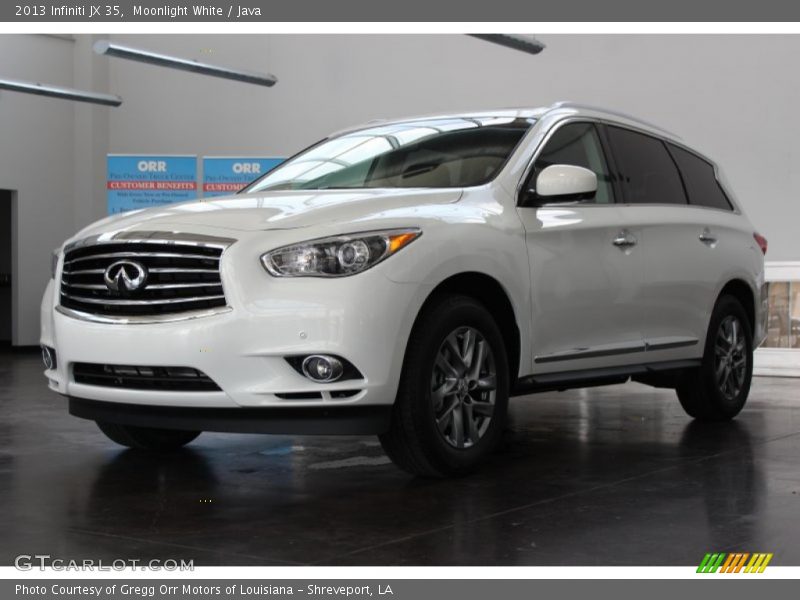 Moonlight White / Java 2013 Infiniti JX 35