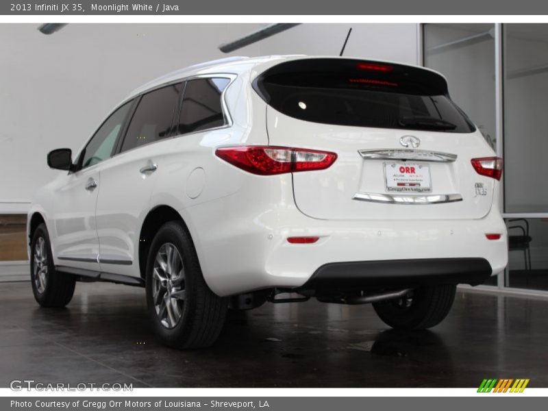 Moonlight White / Java 2013 Infiniti JX 35
