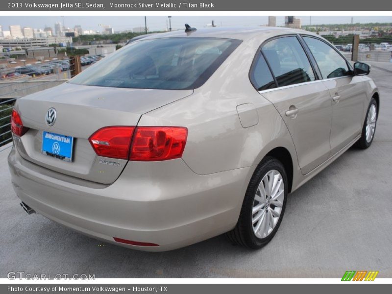 Moonrock Silver Metallic / Titan Black 2013 Volkswagen Jetta SEL Sedan