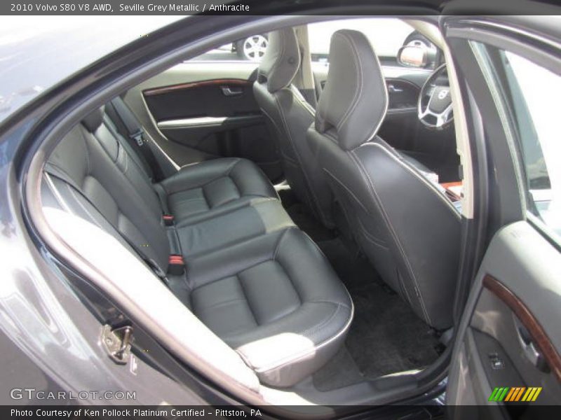 Rear Seat of 2010 S80 V8 AWD