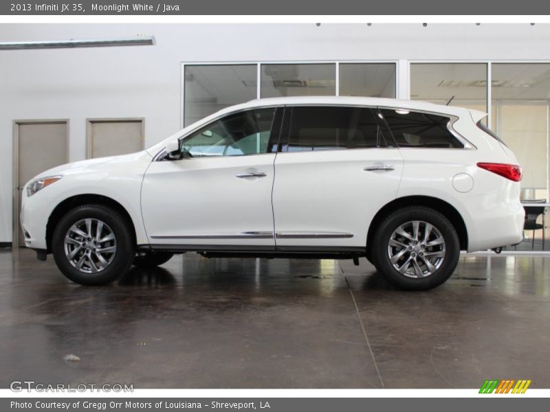 Moonlight White / Java 2013 Infiniti JX 35