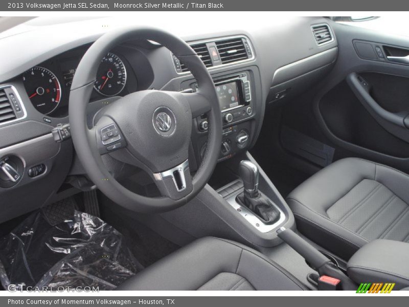 Moonrock Silver Metallic / Titan Black 2013 Volkswagen Jetta SEL Sedan