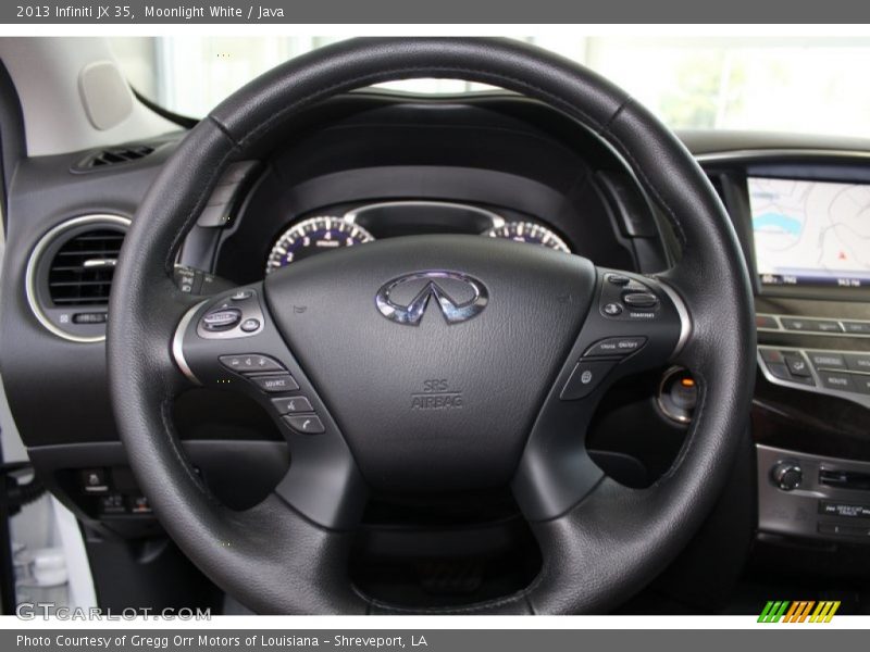Moonlight White / Java 2013 Infiniti JX 35