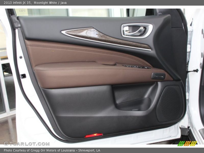 Moonlight White / Java 2013 Infiniti JX 35