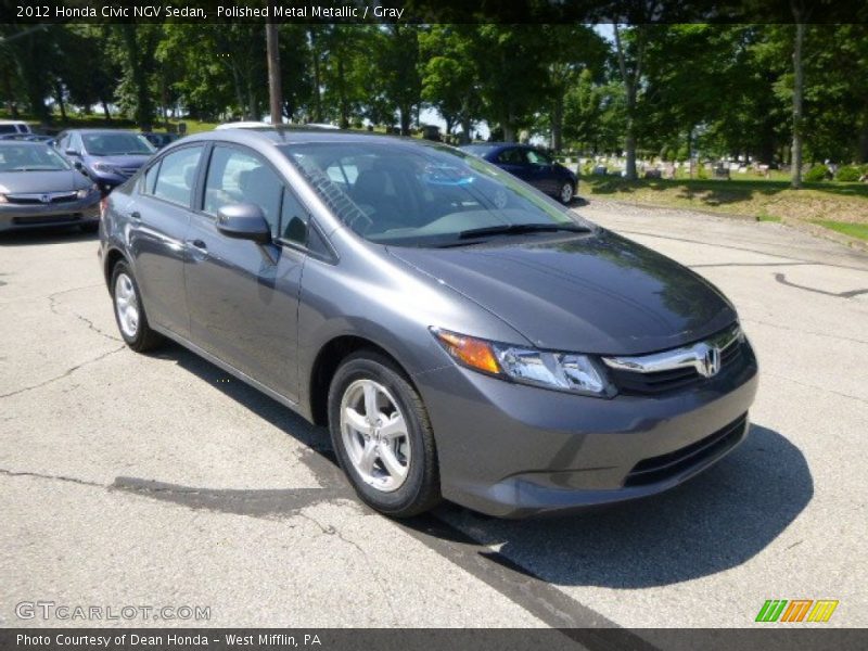 Polished Metal Metallic / Gray 2012 Honda Civic NGV Sedan