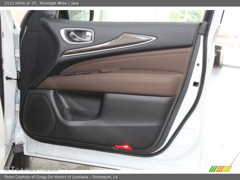 Moonlight White / Java 2013 Infiniti JX 35