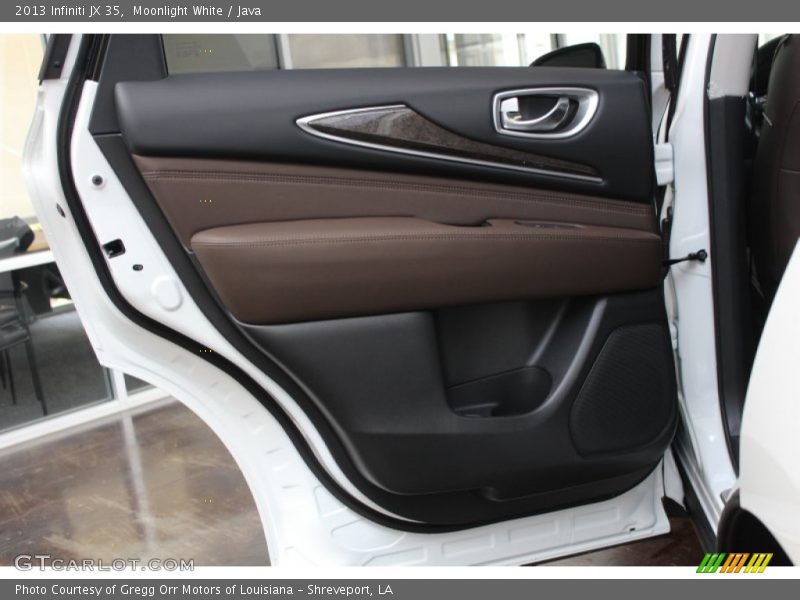 Moonlight White / Java 2013 Infiniti JX 35