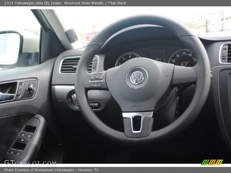 Moonrock Silver Metallic / Titan Black 2013 Volkswagen Jetta SEL Sedan