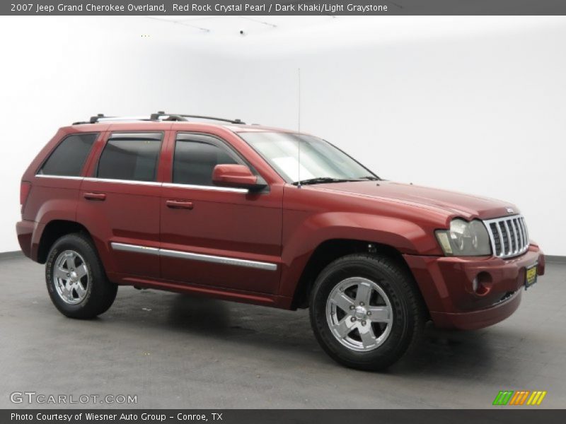 Red Rock Crystal Pearl / Dark Khaki/Light Graystone 2007 Jeep Grand Cherokee Overland