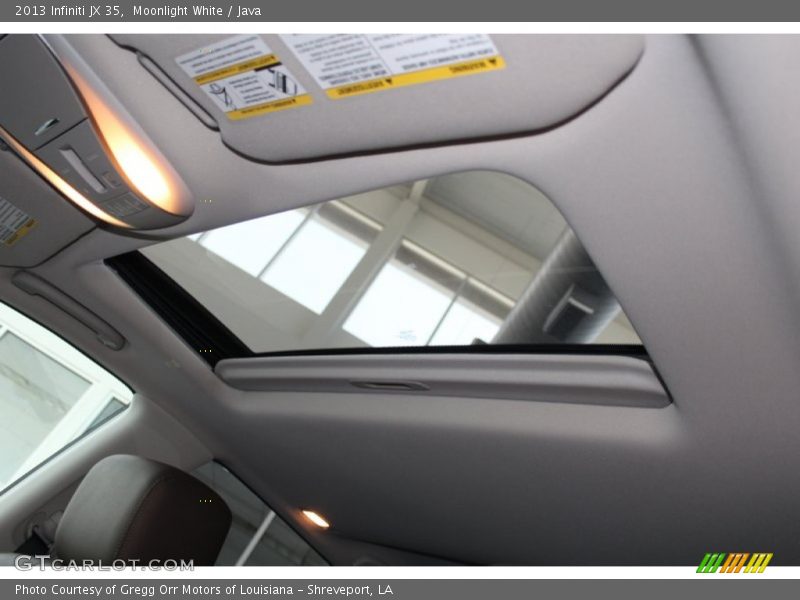 Moonlight White / Java 2013 Infiniti JX 35