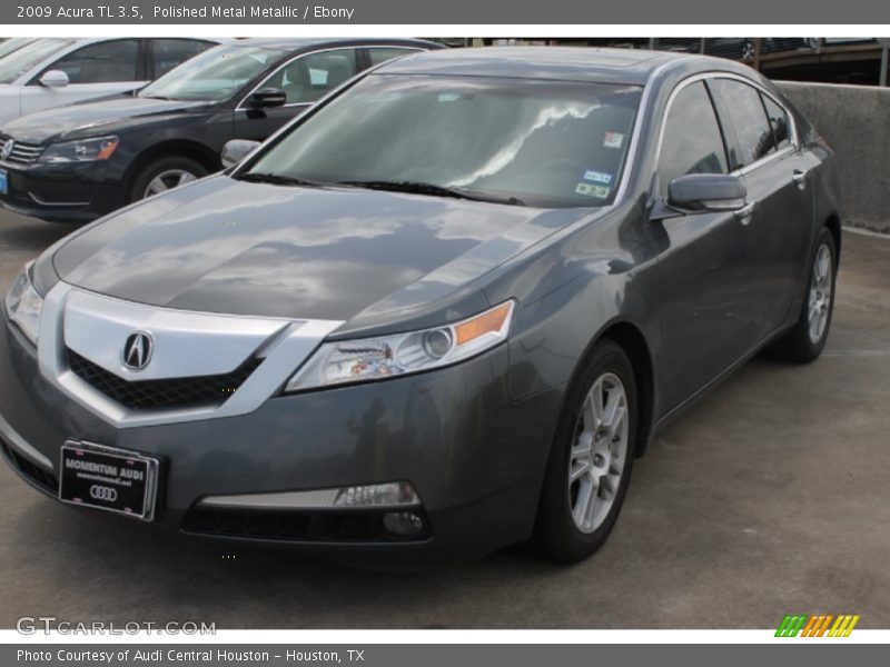 Polished Metal Metallic / Ebony 2009 Acura TL 3.5
