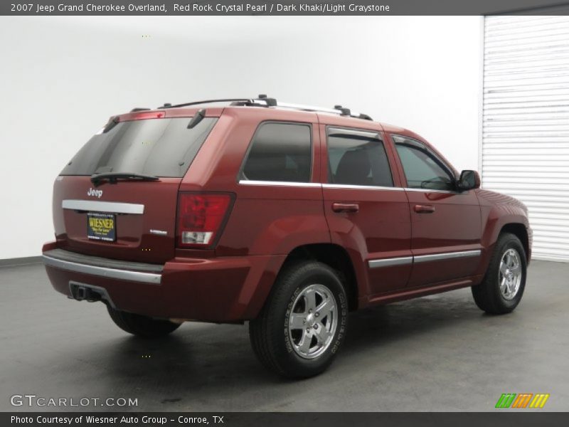 Red Rock Crystal Pearl / Dark Khaki/Light Graystone 2007 Jeep Grand Cherokee Overland