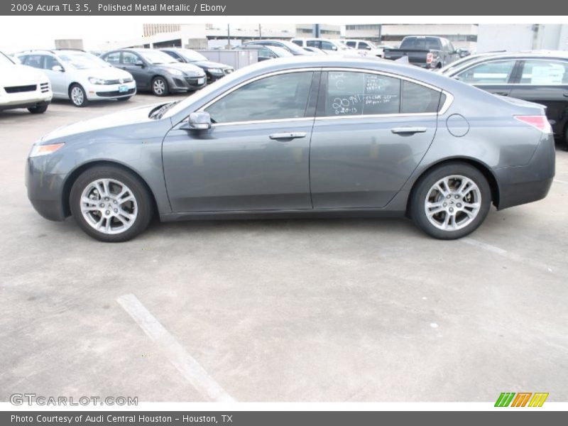 Polished Metal Metallic / Ebony 2009 Acura TL 3.5