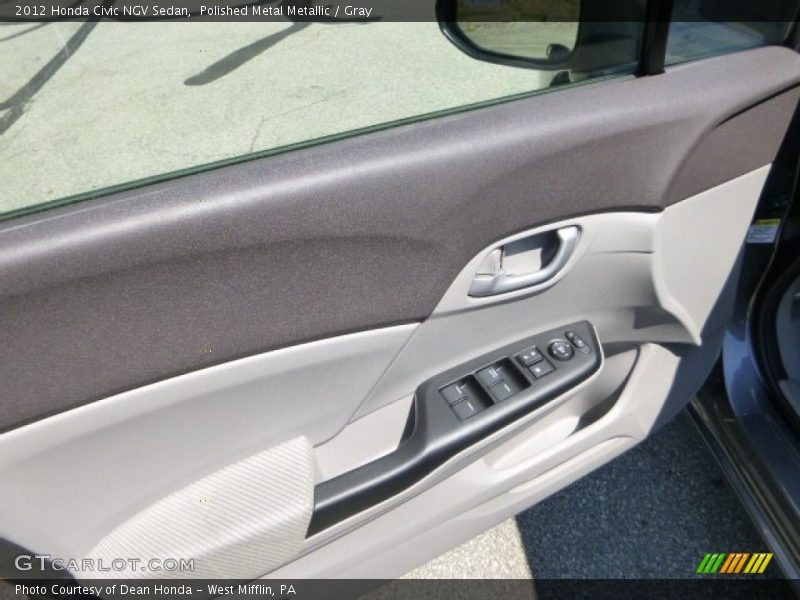 Polished Metal Metallic / Gray 2012 Honda Civic NGV Sedan