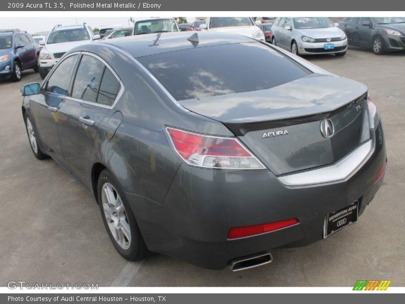 Polished Metal Metallic / Ebony 2009 Acura TL 3.5