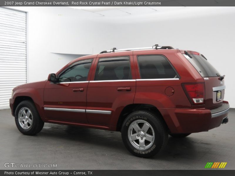 Red Rock Crystal Pearl / Dark Khaki/Light Graystone 2007 Jeep Grand Cherokee Overland