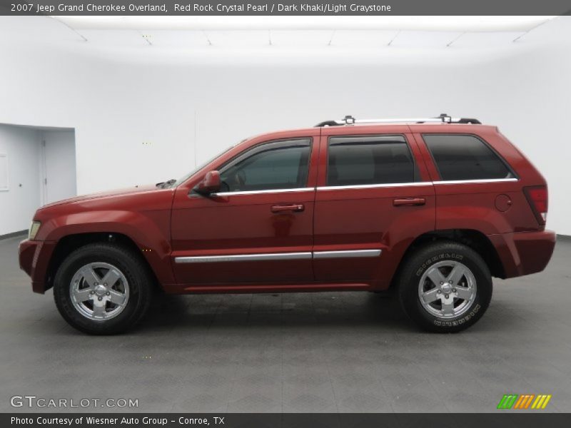  2007 Grand Cherokee Overland Red Rock Crystal Pearl
