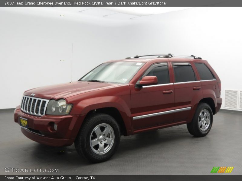 Red Rock Crystal Pearl / Dark Khaki/Light Graystone 2007 Jeep Grand Cherokee Overland