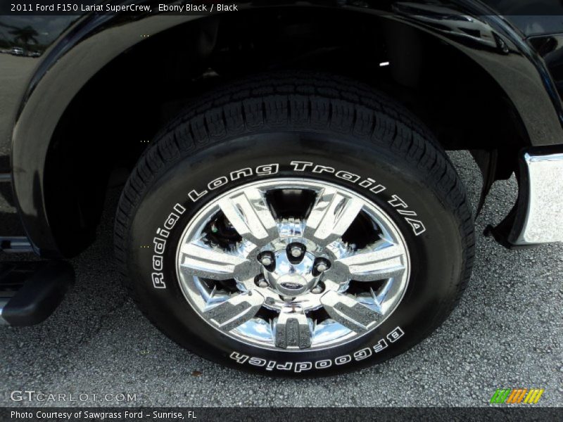 Ebony Black / Black 2011 Ford F150 Lariat SuperCrew