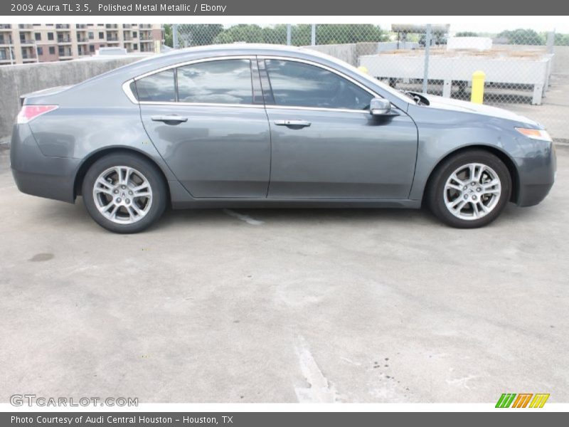 Polished Metal Metallic / Ebony 2009 Acura TL 3.5